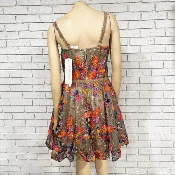 Bronx and Banco Women’s Mademoiselle Embellished Minidress - Size XL - Picture 6 of 9